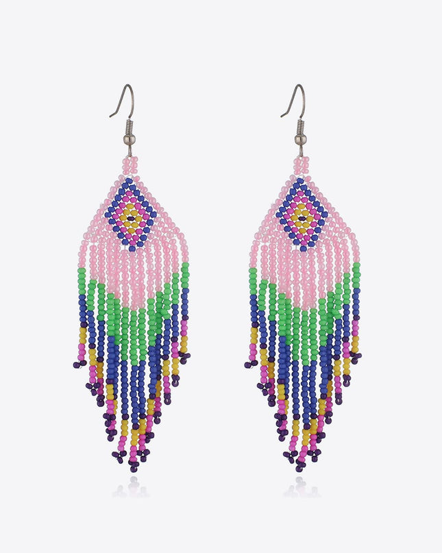 Beaded Dangle Earrings 