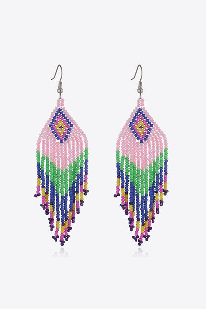 Beaded Dangle Earrings 