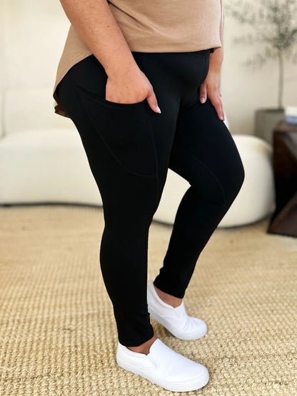 Wide Waistband Sports Leggings 