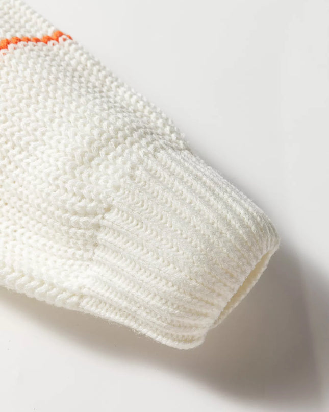 Colorful Striped Detail V Neck Drop Shoulder Baggy Sweater