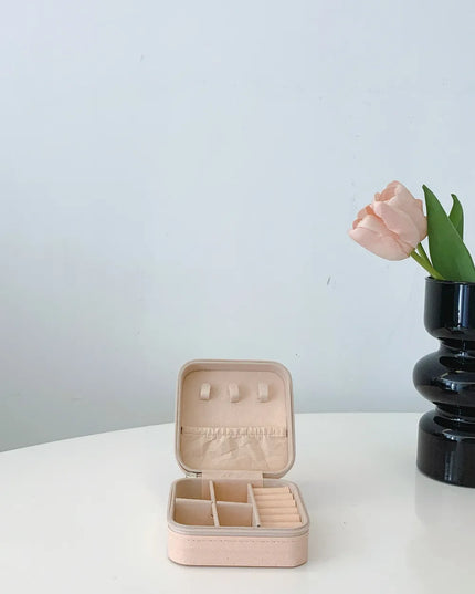 PU Leather Square Jewelry Box
