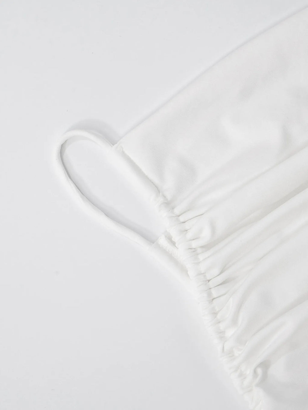 Ruched One Shoulder Mini Dress