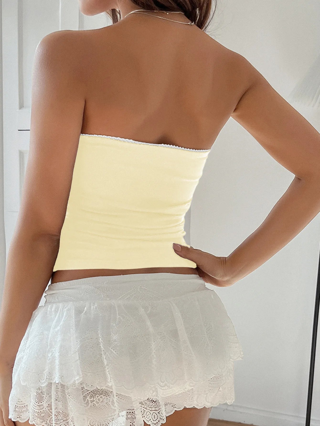 Bow Detail Tube Top
