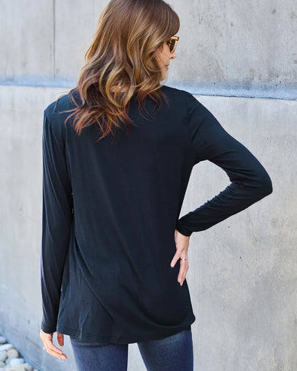Basic Bae Full Size Round Neck Long Sleeve Top