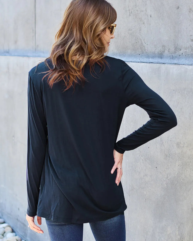 Basic Bae Full Size Round Neck Long Sleeve Top