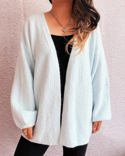 Open Front Long Sleeve Cardigan