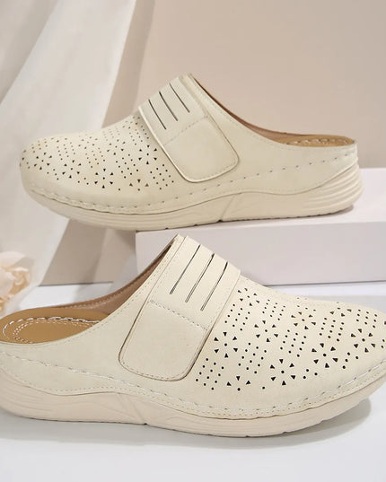 Round Toe Wedge Sandals