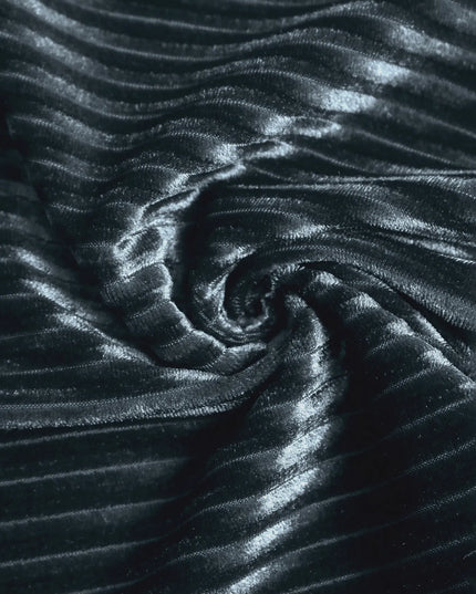 High-Waisted Ribbed Velvet Flare Pants