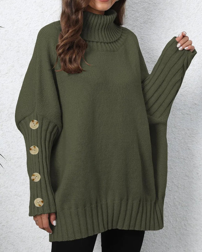Turtleneck Long Sleeve Sweater