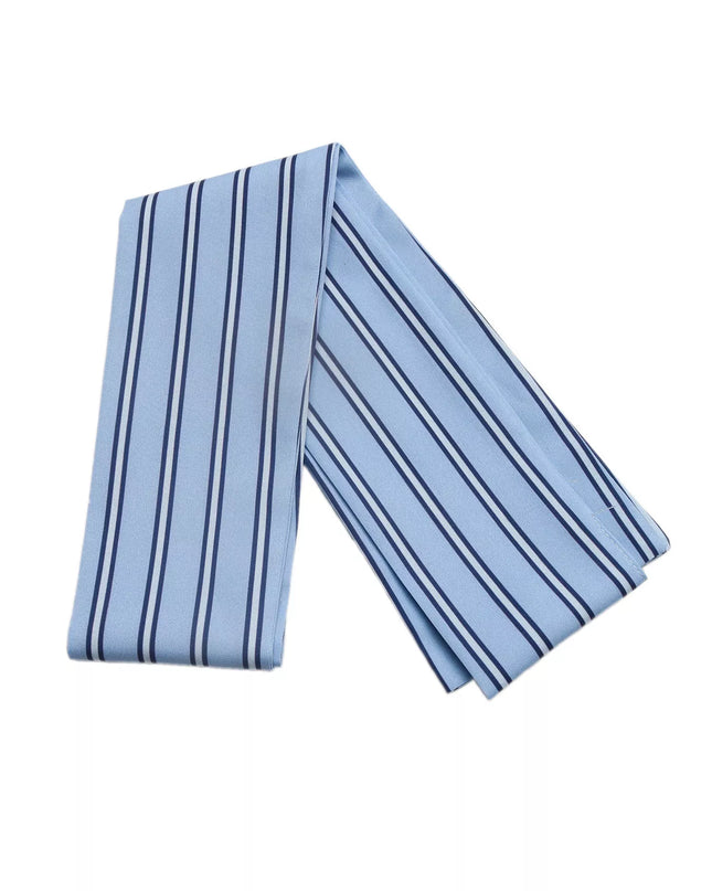 Striped Long Sleeve Blouse with Bow Tie