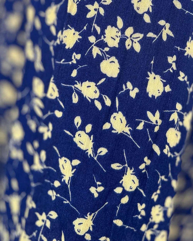 Double Take Full Size Printed Ruffle Hem Long Sleeve Tiered Dress