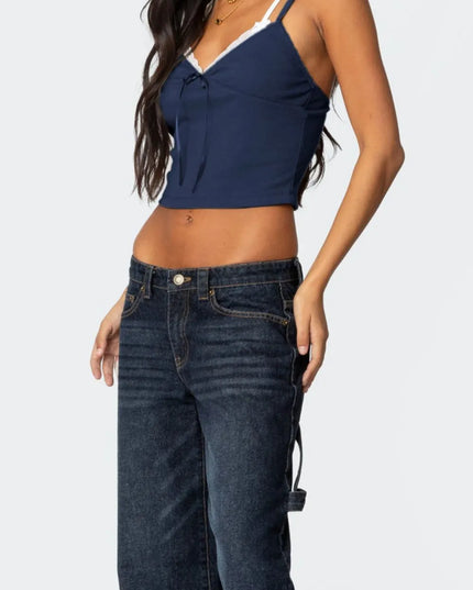 Lace Detail V-Neck Cami 