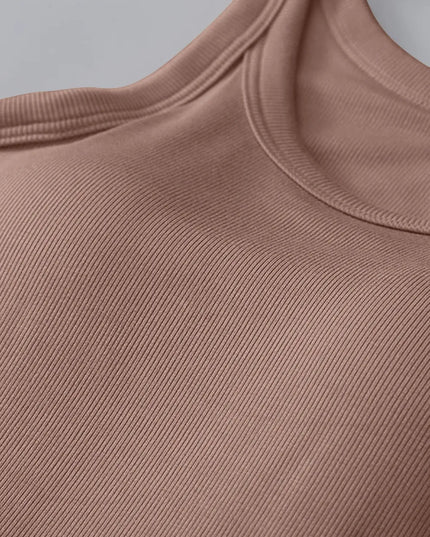 Round Neck Tank with Bra