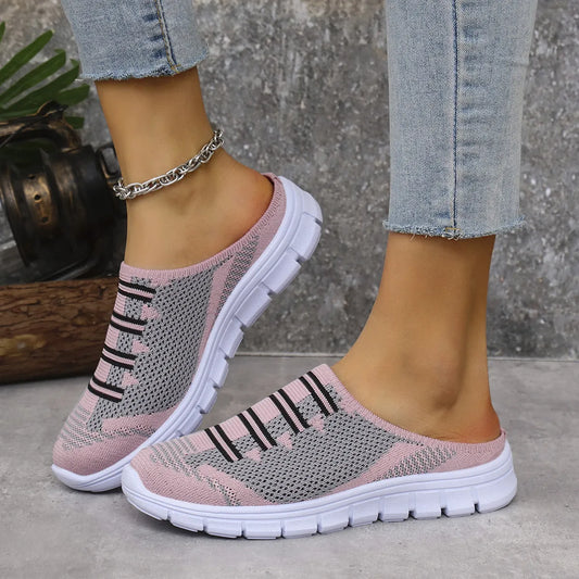 Round Toe Platform Sneakers