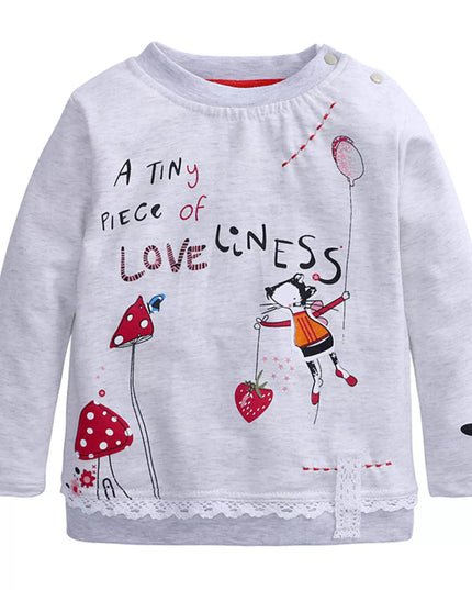 Children's Round Neck Top and Jeans Set