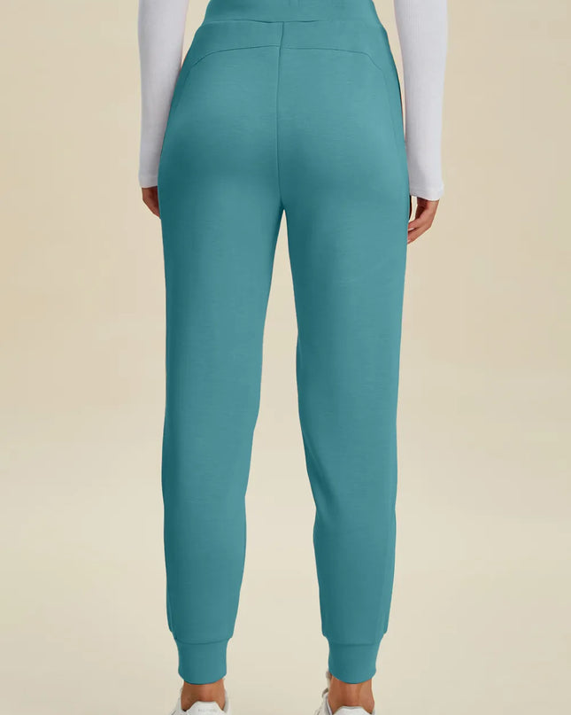 Basic Bae Full Size Air Scuba Drawstring High Waist Joggers