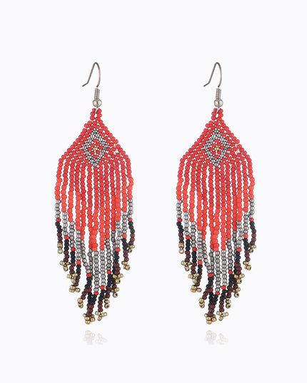Beaded Dangle Earrings 