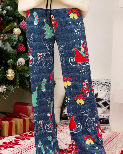 Christmas Straight Leg Pants