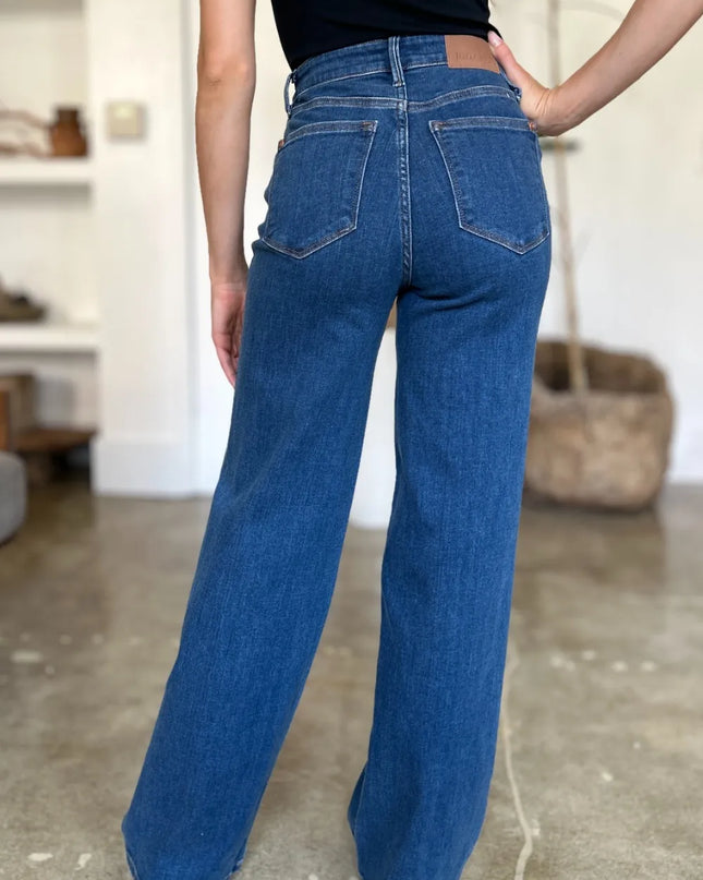 Judy Blue Full Size High Rise Straight Jeans