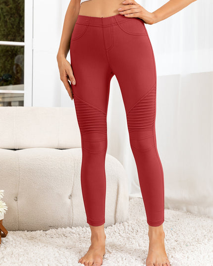 Ribbed Detail Leggings