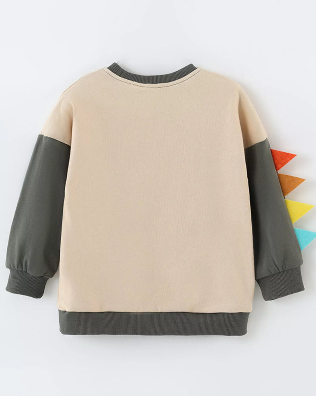 Children's Dinosaur Crew Neck Sweatshirt