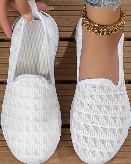 Breathable Mesh Slip-On Sneakers 