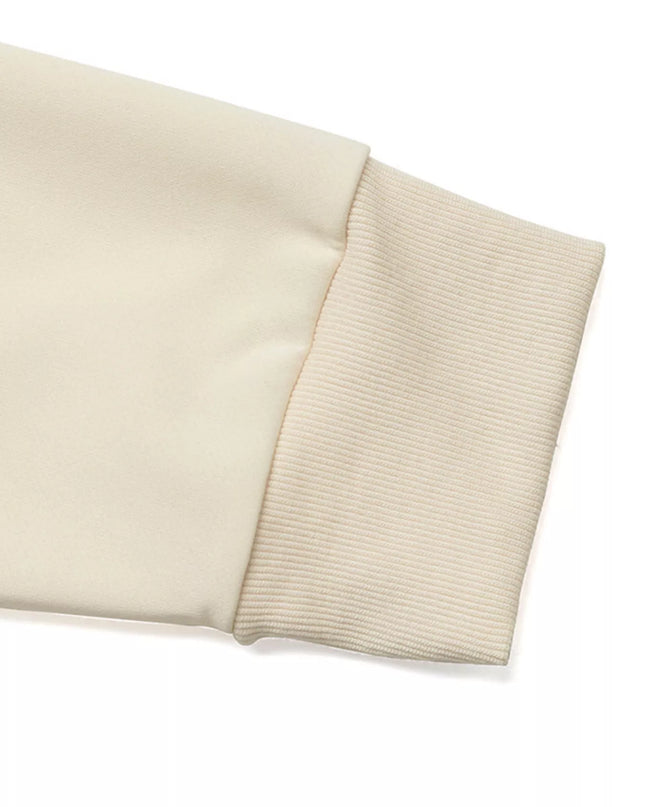 Bow Round Neck Dropped Shoulder Sweatshirt