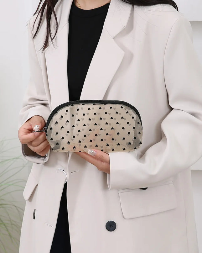 4- Piece Heart Polyester Storage Bag