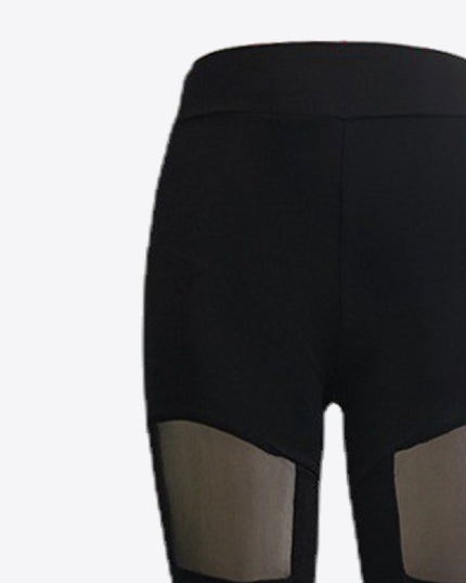 Spliced Mesh Leggings 