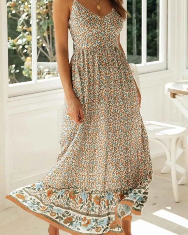 Printed Maxi Cami Dress