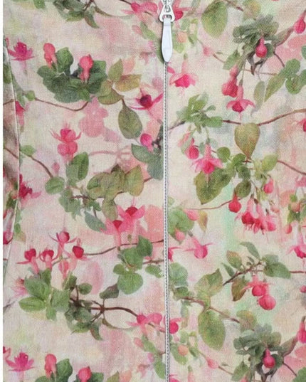 Floral Halter Neck Mini Dress