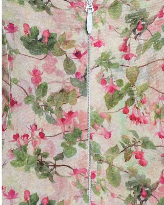 Floral Halter Neck Mini Dress