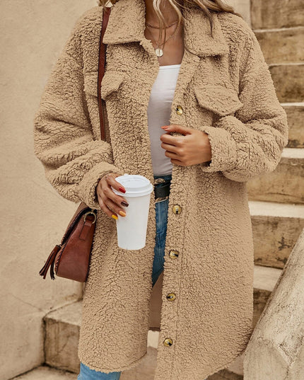 Collared Button Down Coat