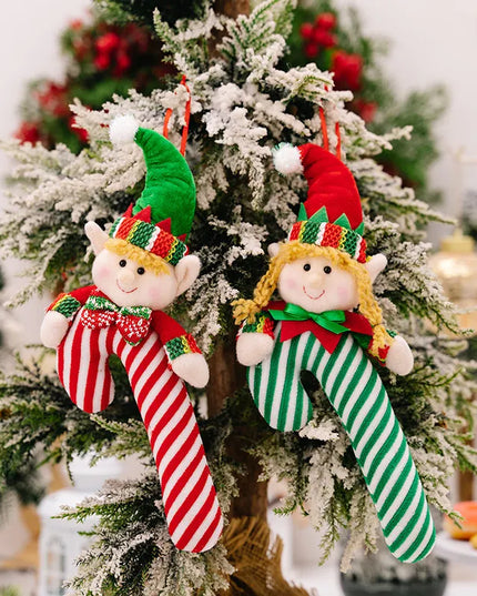 Christmas Candy Cane Hanging Ornament