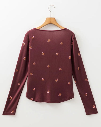 Floral Long Sleeve T-Shirt