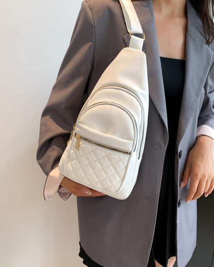 PU Leather Sling Bag 