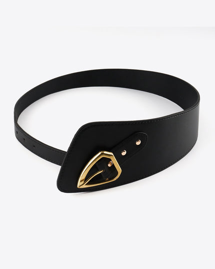 Irregular PU Leather Belt