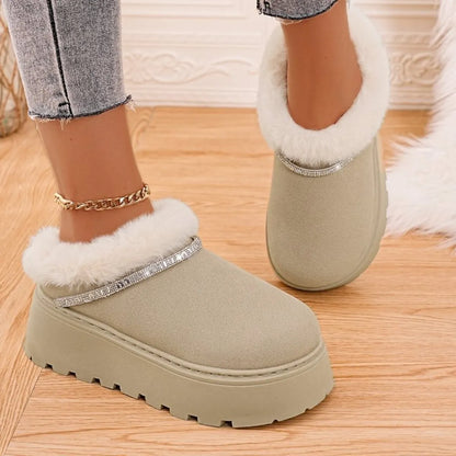 Round Toe Platform Boots