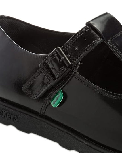 Kickers Fragma T Patent Shoes in Black