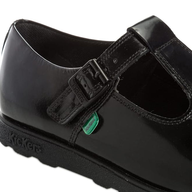 Kickers Fragma T Patent Shoes in Black