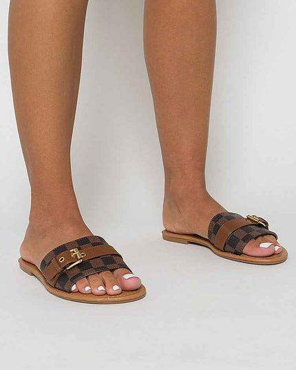 Open Toe Flat Sandals