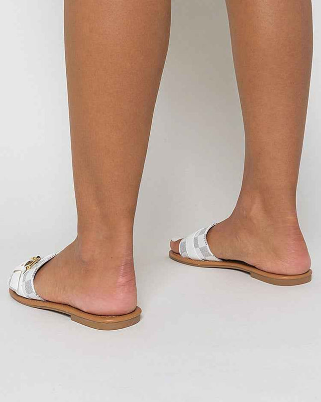 Open Toe Flat Sandals