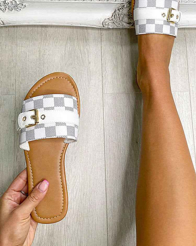 Open Toe Flat Sandals