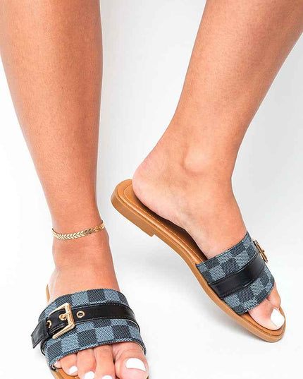 Open Toe Flat Sandals